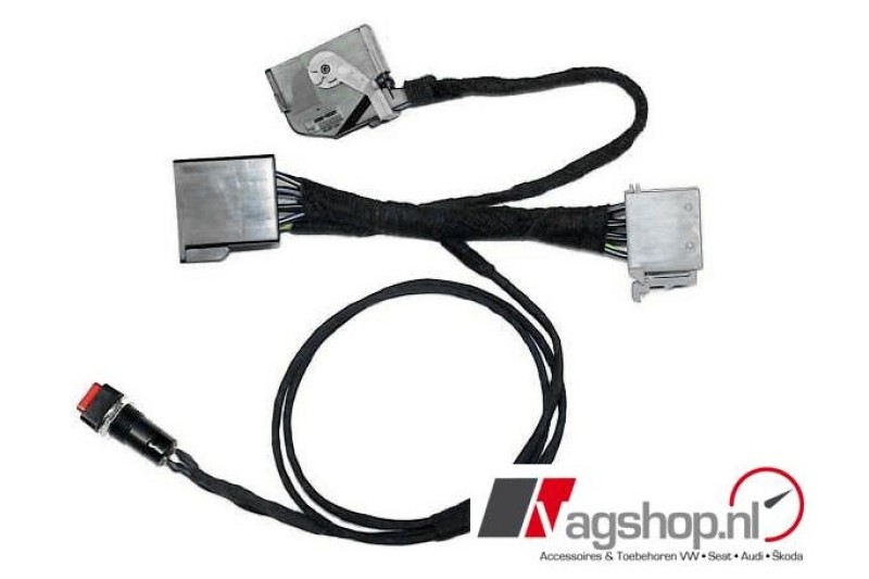 Adapterkabelset radio naar MFD/RNS-D voor Audi / VW