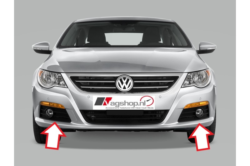 VW Passat CC Bumper-rooster/Luchtzeef voorbumper 
