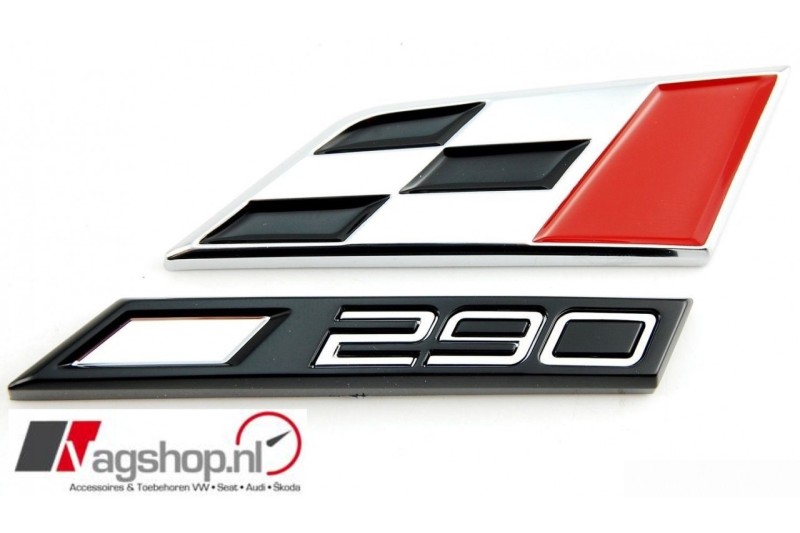 Seat Leon (5F) Cupra 290 embleem achterkant 