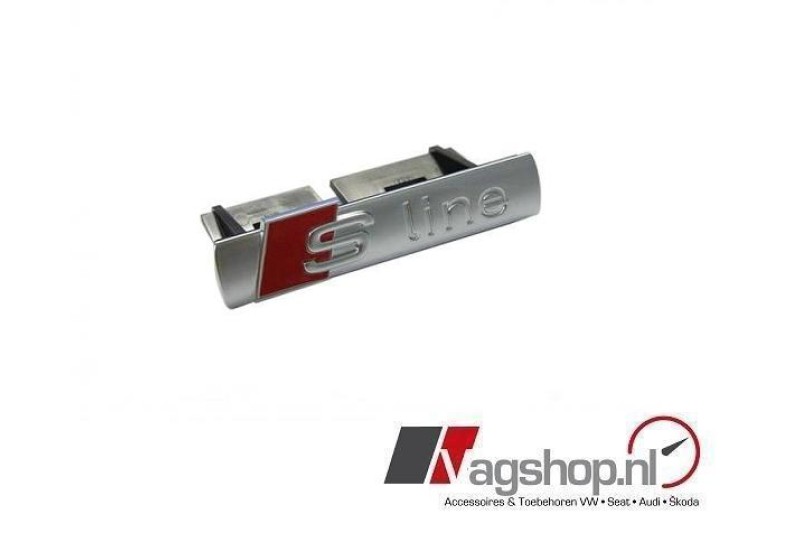 S Line Grill Badge
