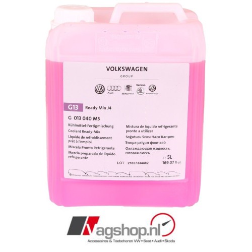 Originele VAG G12 Evo Ready mix J4  koelvloeistof - 5 liter 