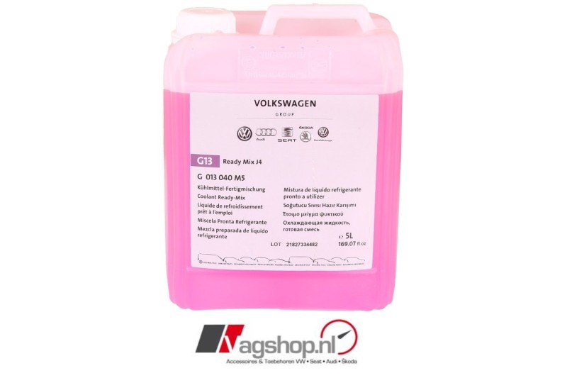 Originele VAG G12 Evo Ready mix J4  koelvloeistof - 5 liter 