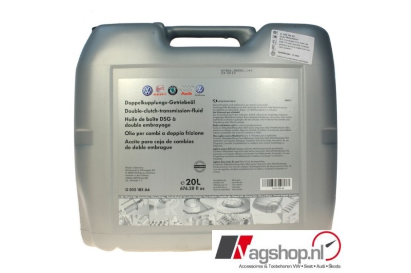 DSG Olie -G  052182A6 - SAE 75W- 20 liter 