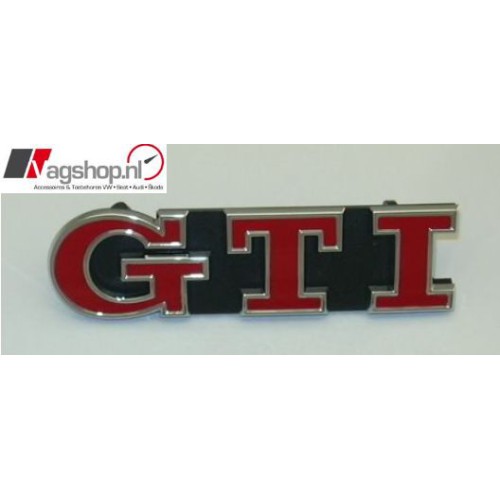 VW Golf 7 (5G) GTI  Performance grille badge tornado-rood