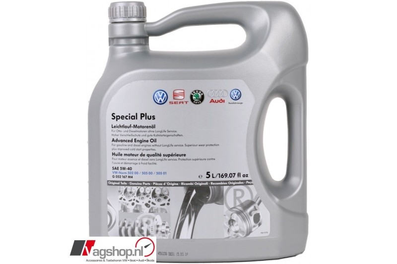 Dun-loop Motorolie- SAE 5W-40 - 5liter 