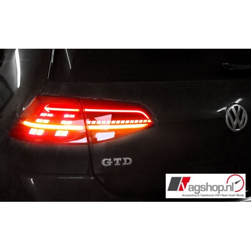 VW Golf 7 (5G) Dynamische LED achterlichten-set compleet