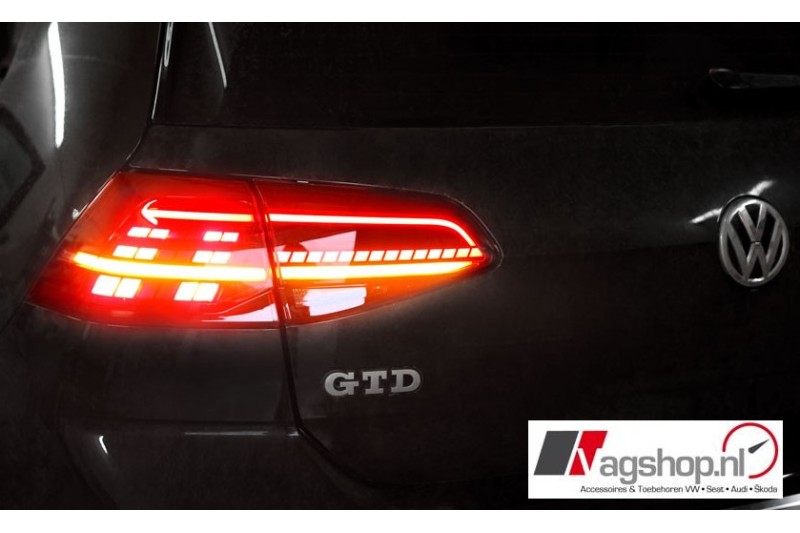 VW Golf 7 (5G) Dynamische LED achterlichten-set compleet