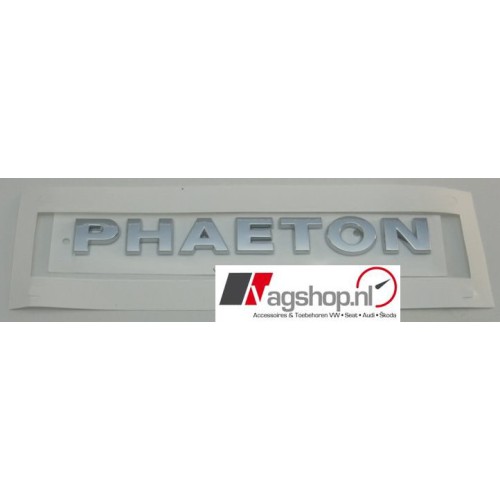 VW Phaeton plakembleem achterkant 