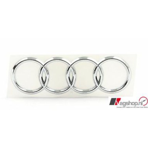 Audi ringen logo achterzijde chroom