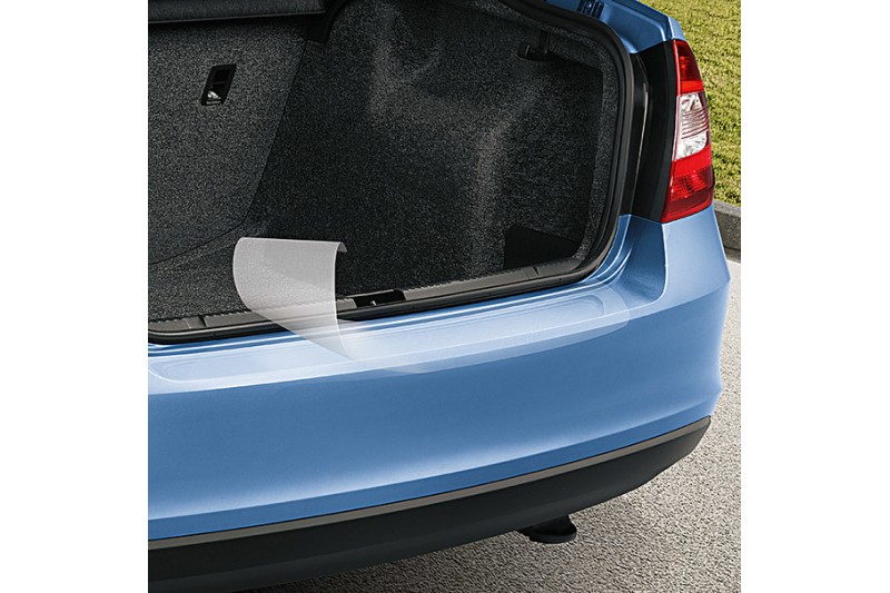 Škoda Rapid achterbumper beschermfolie