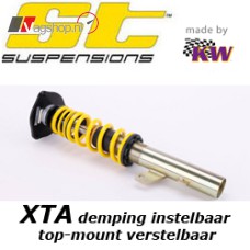 VW Golf 5 GTI 2.0 TFSI-  ST Suspensions XTA schroefset - Top mounts instelbaar en Instelbare demping -