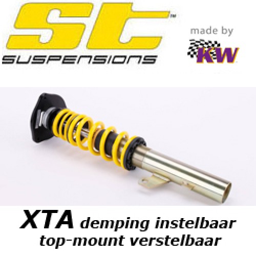 VW Golf 5 GTI 2.0 TFSI-  ST Suspensions XTA schroefset - Top mounts instelbaar en Instelbare demping -