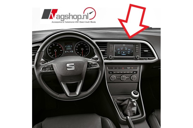 Seat Leon (5F) Dashboard sierlijst Aluminium 