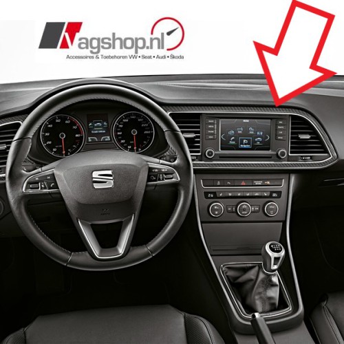 Seat Leon (5F) Dashboard sierlijst Carbon 
