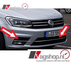 VW Caddy (SA) Sierlijsten-set bumper roosters -voorkant- 