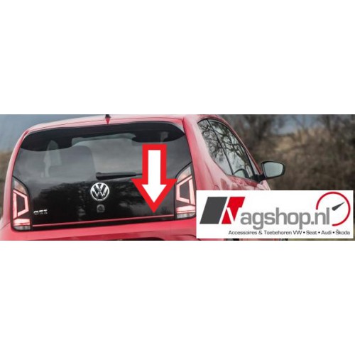 VW UP! GTI beschermlijst voor achterklep -Tornado Rood-