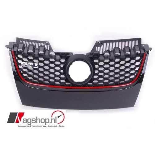 VW Golf 5 GTI Grill zonder kenteken-uitsparing 