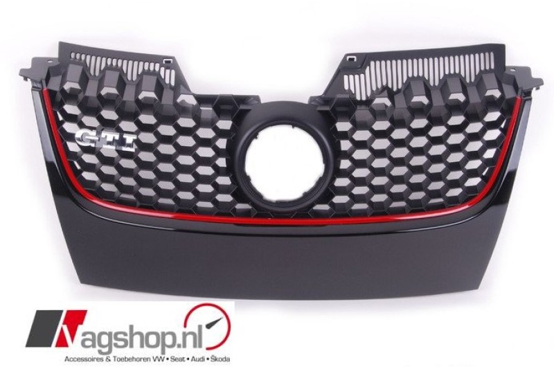 VW Golf 5 GTI Grill zonder kenteken-uitsparing 