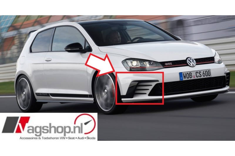 VW Golf 7 (5G) GTI Clubsport bumperroosters links en rechts 