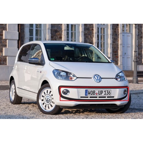 Frontplaat voor VW UP Facelift voor chromen mistlamp ringen