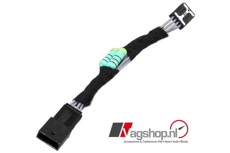 Audi A3 (8P), Audi A4 (B6/B7) LED kentekenverlichting adapterkabel 