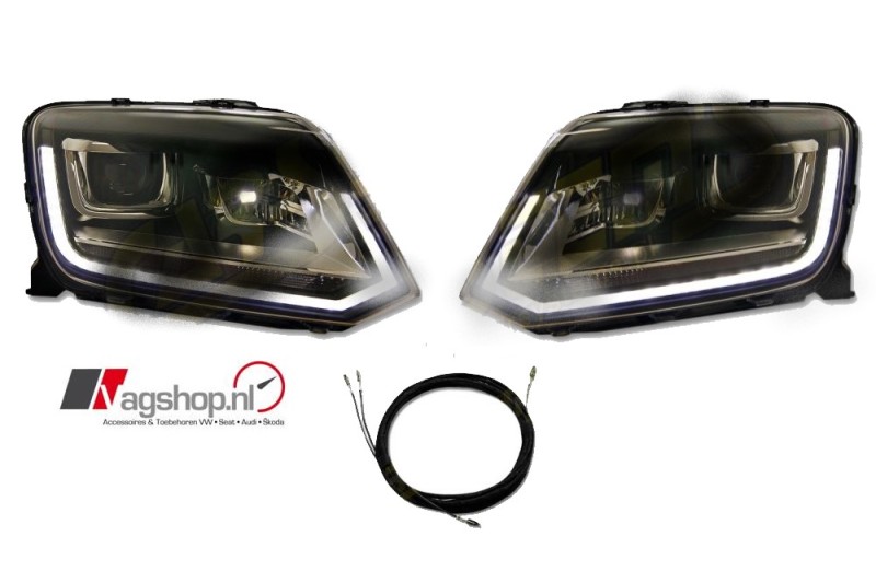 Volkswagen Amarok (2H) koplampenset bi-xenon met LED dagrijverlichting 