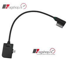 Audi/VW AMI kabel voor Iphone Lightning connector - MMI 3G/MIB/RNS/RCD/RNS-E/Concert/Symphony