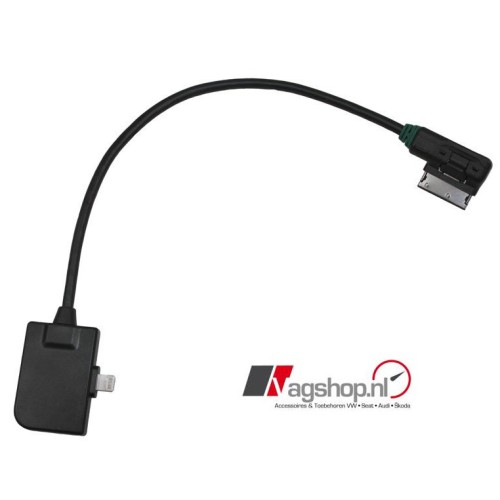 Audi/VW AMI kabel voor Iphone Lightning connector - MMI 3G/MIB/RNS/RCD/RNS-E/Concert/Symphony