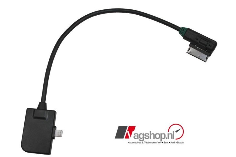 Audi/VW AMI kabel voor Iphone Lightning connector - MMI 3G/MIB/RNS/RCD/RNS-E/Concert/Symphony