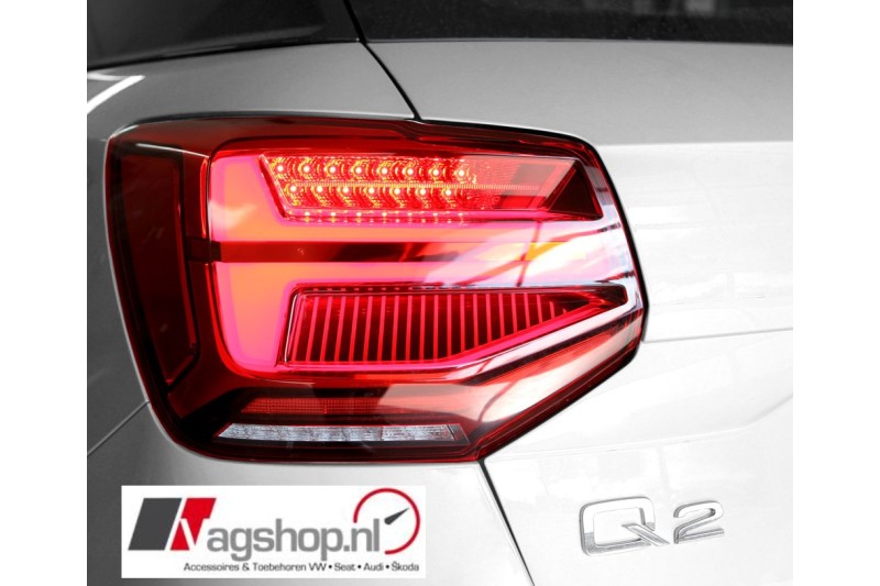 Audi Q2 LED achterlichten met dynamisch knipperlicht