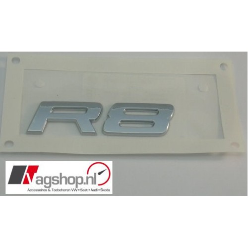 Audi R8 Plak embleem achterkant 