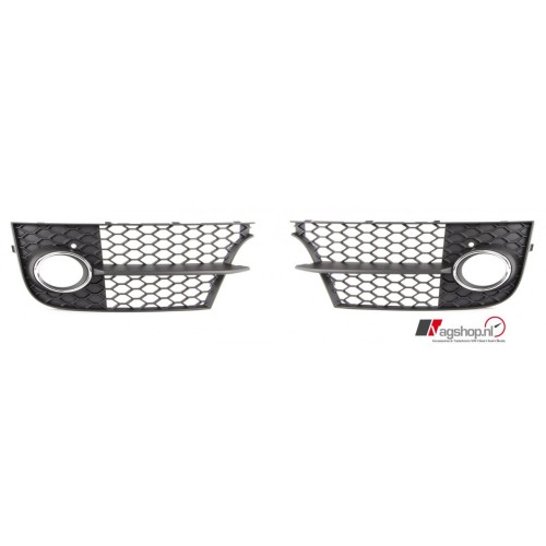 Audi TT (8J) S-Line ventilatierooster zwart-glanzend voor de voorbumper 