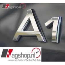 Audi A1 (8X) Plak embleem achterkant 