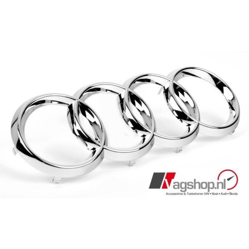 Audi A4 (B7/B8) Ringen logo voor de grill 