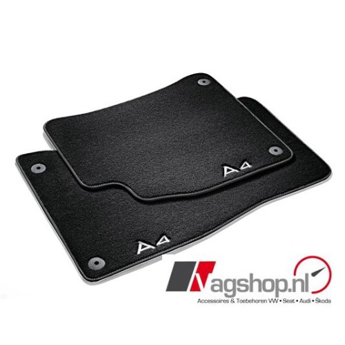 Audi A4 (B9) veloursmatten-set, 4 stuks