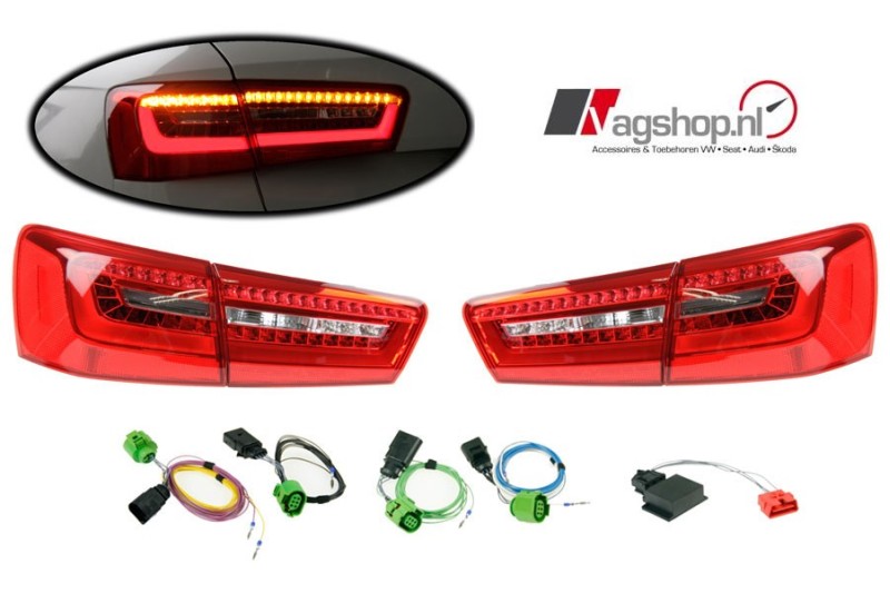 Audi A6 4G Avant LED Facelift achterlichtenset