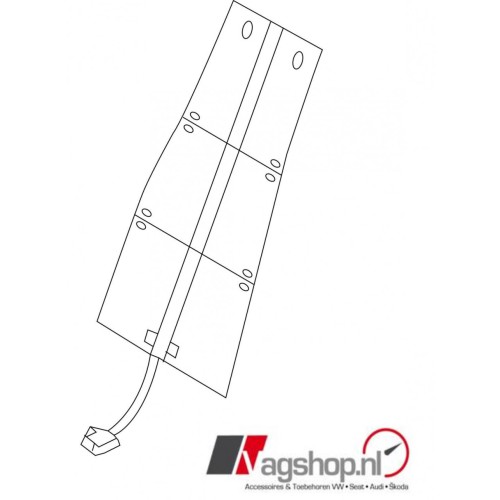 Audi A6 (4G) Stoelverwarmingselement voor de rugleuning 