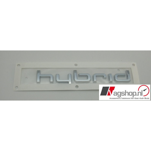 Audi Hybrid plak embleem