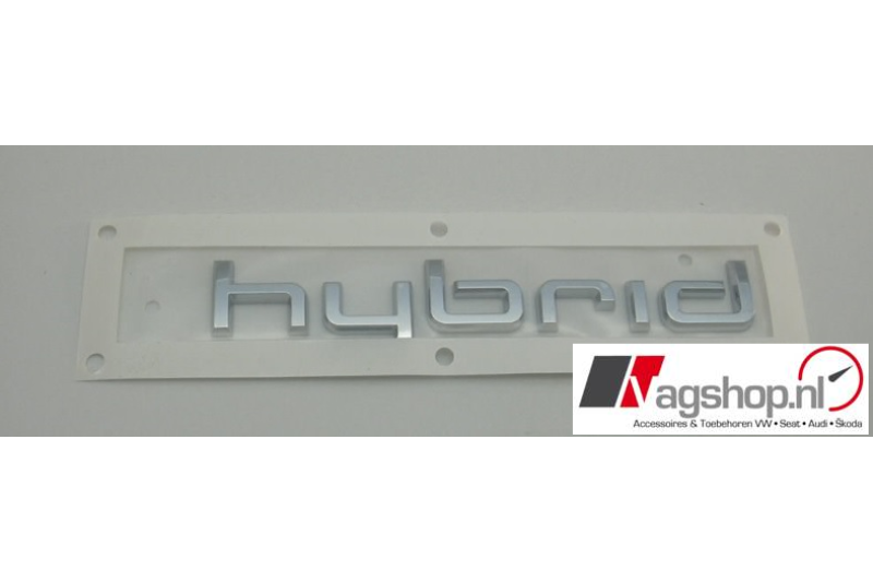 Audi Hybrid plak embleem