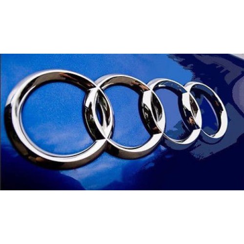 Audi A8 - Q5 - Q7 - R8 Ringen logo chroom achter 