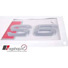 Audi S6 4B plak embleem achterkant 