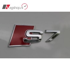 Audi S7 achter plakembleem 