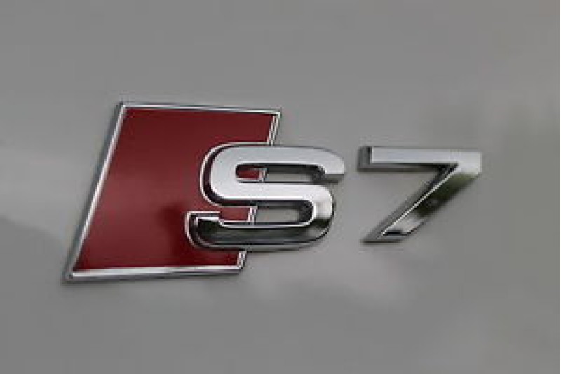 Audi S7 plakembleem achter