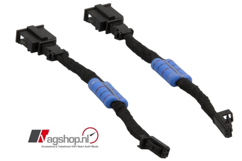 Audi TT (8J) LED kentekenverlichting adapterkabelset 