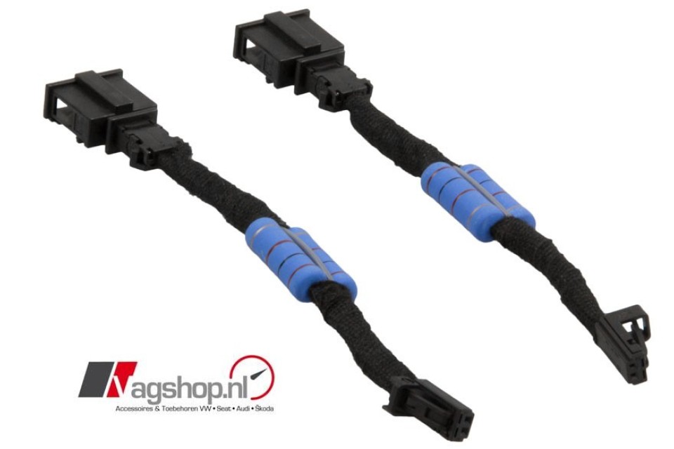 Audi TT (8J) LED kentekenverlichting adapterkabelset 