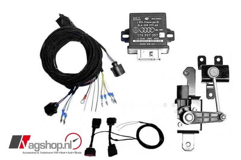 VW Polo (AW) Automatische hoogte regelingset compleet voor LED Koplampen 