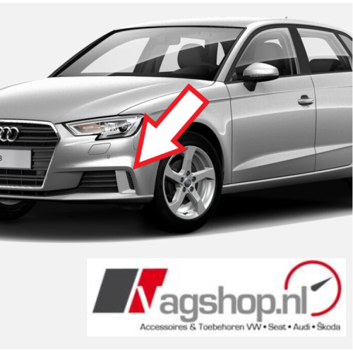 Audi A3 (8V) bumper-ventilatierooster