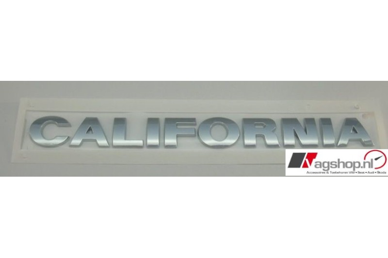 VW Transporter (T5 & T6) California plak embleem achterkant 