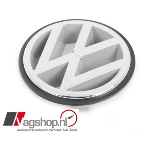 VW golf 3/Vento grill embleem - chroom -