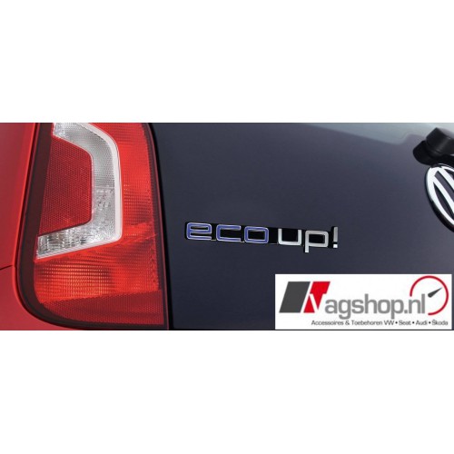 VW Up! ECO-UP! Embleem achterkant 